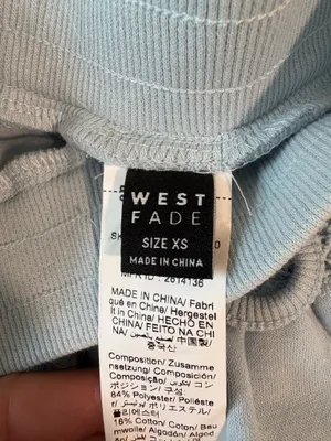 light blue sweat skirt Size XS thumbnail 2