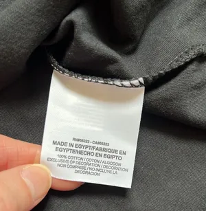 The Nike Tee Black Cotton Jersey Short Sleeve Tee. Size Medium thumbnail 5