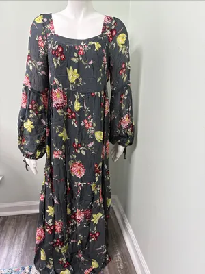 ANTHROPOLOGIE Evelin Maxi Dress Size Small thumbnail 6