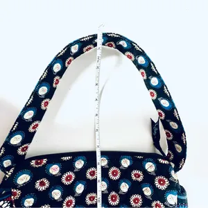 Vera Bradley Floral Patterned Quilted Purse with Libby Night Owl Motif 6” x 11” thumbnail 11