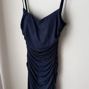 Windsor Navy Blue Tatum Formal Glitter Mermaid Dress thumbnail 6
