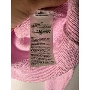 Banana‎ republic v neck cotton blend knit sweater pink size medium thumbnail 4
