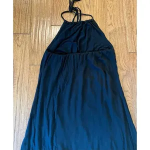 La Blanca navy ombré halter maxi dress size m thumbnail 8