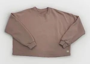 Vuori Sweatshirt Womens Size Large Restore Crewneck Crop Pink Pullover Athletic thumbnail 1