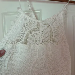 NWT Wishlist Apparel Ivory Lace Party Hi-Low Dress Size‎ M thumbnail 6