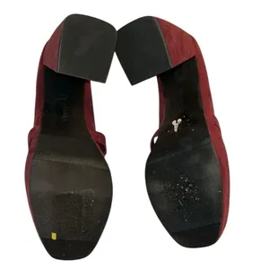 Open Edit in Red Cranberry Slip on Platform Pump Shoes(Size 9.5M) thumbnail 3