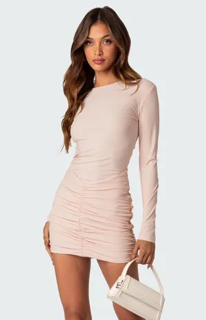 Edikted Pink Dress thumbnail 3