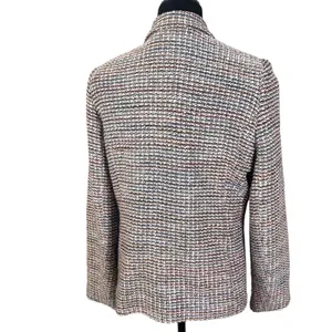 Sag Harbor Multicolor Boucle Full Zip Jacket Blazer Women's Size 8 thumbnail 2