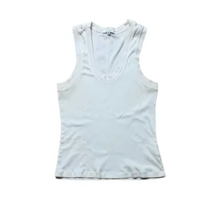 Z Supply Ribbed Sirena Tank Scoop neck Off white Medium thumbnail 2