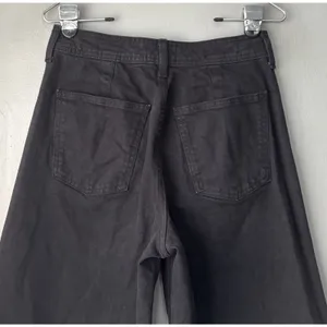 Universal Threads Sailor Wide Leg Jeans Size 6 Black High Rise Lagenlook Street thumbnail 4
