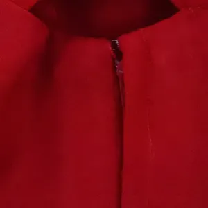 Vintage 90s Y2K Crisscross Back Maxi Dress Womens Size XS Red Formal Evening thumbnail 6