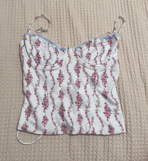 Edikted Floral Corset Top thumbnail 1
