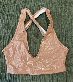 Latex Crop Shein Top thumbnail 1