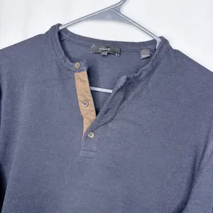 Vince Mens Classic Henley Long Sleeve thumbnail 4