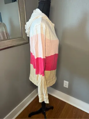 Faherty Sun & Wave Organic Cotton Hoodie Boho Costal Lightweight Medium. thumbnail 5