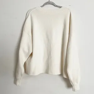 Alo Scholar Cardigan Sweater Ivory L thumbnail 6