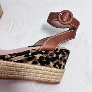 Steven by Steve Madden Leopard Print Wedge Heels‎ Espadrilles  size 6.5 thumbnail 10