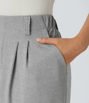 Halara Flex High-Waisted Side Pocket Wide-Leg Work Pants thumbnail 5