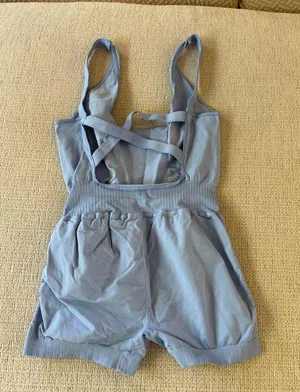 Free People Good Karma Runsie in Cloudy M/L thumbnail 5