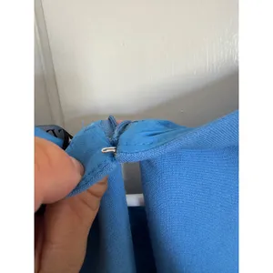 J.Crew Blue Sheath dress in four-season‎ stretch size 2 thumbnail 4