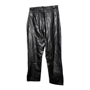 Abercrombie & Fitch Curve Love 90s Straight Vegan Leather Pants 28 6 Short thumbnail 4