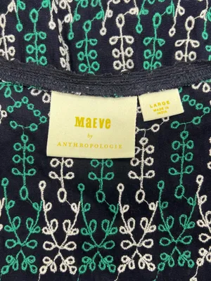 Maeve by Anthropologie Cammie Peplum Top L thumbnail 8
