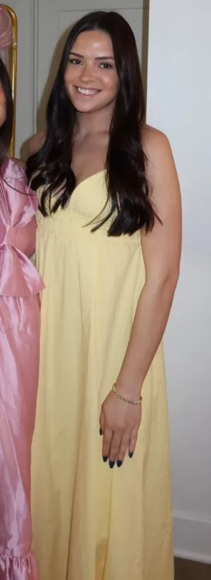 Yellow Maxi Dress Size M thumbnail 1