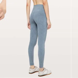 LULULEMON Wunder Under In Washed Moon‎ Blue Size 4 thumbnail 3