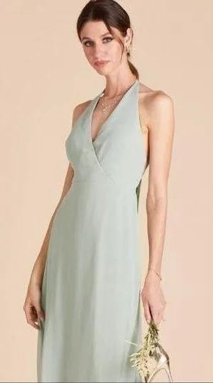 Birdy Grey Moni Convertible Bridesmaids Dress In Sage Green XS NWT thumbnail 1