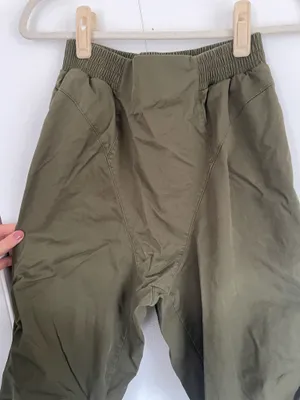 Halara Mid Rise Side Pocket Ruched Straight Leg Casual Cotton Pants thumbnail 4