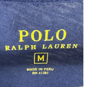 Polo Ralph Lauren Womens Navy Blue V-Neck Cuffed‎ Short Sleeve Cotton T-Shirt M thumbnail 3
