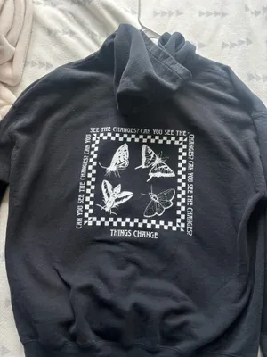 black hoodie Size XL thumbnail 2
