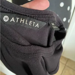 Athleta Womens Tank‎ Top Sz XS Black Cloud Knit Relaxed Modal Blend Knit thumbnail 5