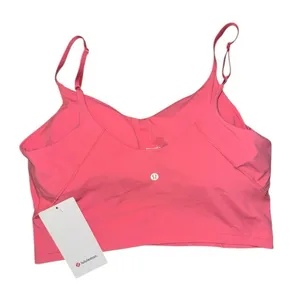 Lululemon Athletica NWT Align cropped cami tank Sakura pink A/B women’s size 14 thumbnail 2