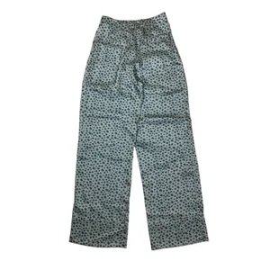 Amber Sakai Blue‎ Polka Dot Wide Leg High Rise Retro Pants 6 thumbnail 3