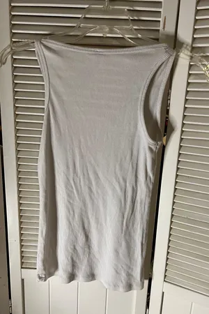 No Boundaries XL Jr 15-16 White Wife Beater Tank Top thumbnail 2