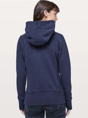 Lululemon Scuba Hoodie *Light Cotton Fleece Heathered Hero Blue thumbnail 3