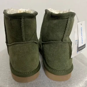 Time and Tru Olive Green Short Boots – women’s Size 7 – Genuine Leather(B23)✨ thumbnail 4