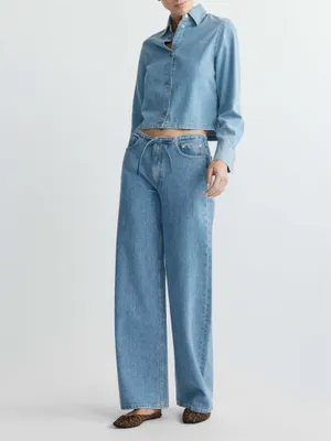 DL1961 Sienna Low-Slung Wide Leg Jeans thumbnail 3