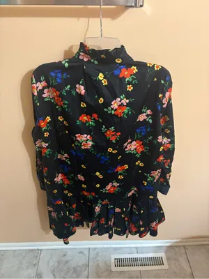Tuckernuck After Light Amaryllis Tate Dress in Black Floral thumbnail 6