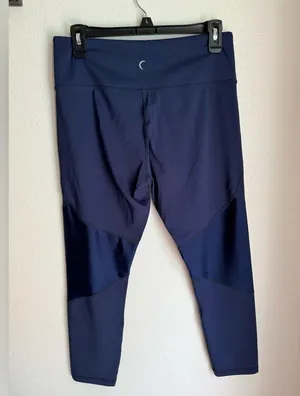 Zyia Shimmer Soft n Snug Blue Leggings thumbnail 3