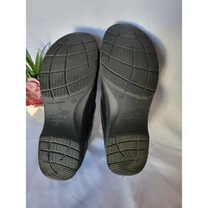 Dansko Professional Clogs Black Leather Size 38 Slip On Shoe Work US 8 .5 thumbnail 6