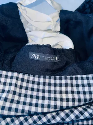 Zara Mini Gingham Dress thumbnail 8