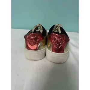 Aldo Metallic Rose Gold Lace Up Women's Designer Sneakers US Size‎ 7 S-437 thumbnail 3