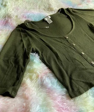 3/4 Short sleeve Crop Top thumbnail 4