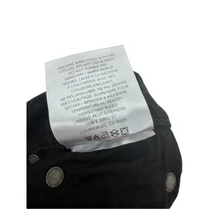 Boyish The Mikey High Rise Wide Leg Jeans Black Beauty Black Size 28 thumbnail 16