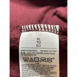 Old Navy Women's Red Faux Sherpa Fleece Half Zip Pullover Sweater Top Size XL thumbnail 6