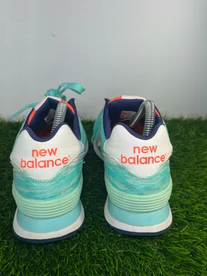 New Balance 574 WL574SIB Women’s Size 8 Mint Green Coral ENCAP Lifestyle Sneaker thumbnail 4