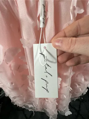 S389. Mabel x Petal & Pup Raelyn Pink Butterfly Appliqué Mini Dress Size Small thumbnail 8