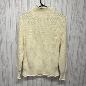 Womens Size XS J Crew Cream Rolled Neck Sweater EUC thumbnail 4